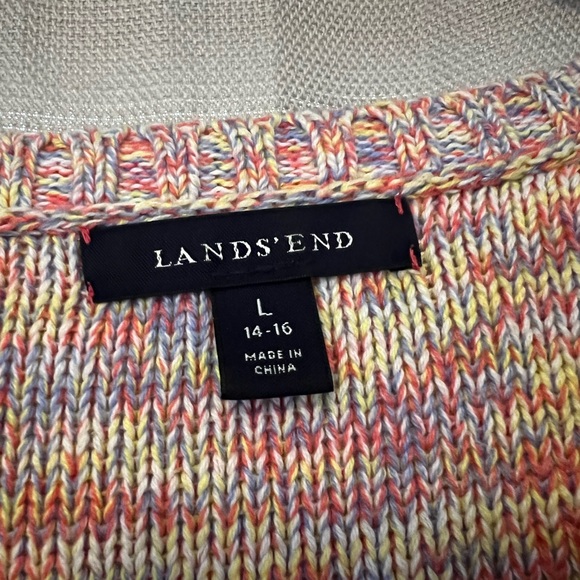 Lands End cableknit sweater - Picture 2 of 2